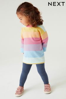 Rainbow Stripe Sweatshirt And Leggings Co-ord Set (3mths-7yrs) (U13746) | €16.50 - €21.50