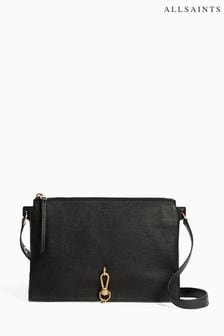AllSaints Black Sheringham Shoulder Bag (U14237) | $376