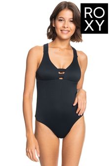 Roxy Black One-Piece Swimsuit (U14335) | ₪ 326
