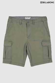 Billabong Clothing Cream Military Cargo Shorts (U14506) | ₪ 270