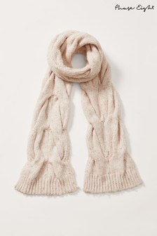 Phase Eight Natural Cattie Cable Scarf (U14790) | 30 €