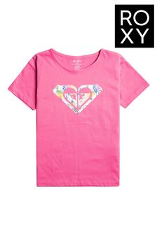 Roxy Pink Short Sleeve T-Shirt (U15281) | €17.50