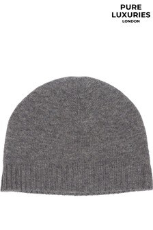 Pure Luxuries London Bowness Cashmere And Merino Wool Beanie Hat (U15380) | $58
