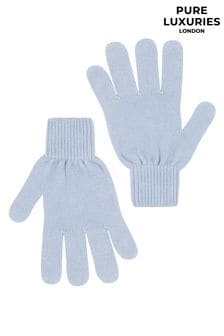 Zartblau - Pure Luxuries London Windermere Handschuhe aus Kaschmir- und Merinowolle (U15392) | 43 €