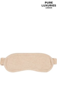 淡褐色 - Pure Luxuries London Leven 喀什米爾羊毛眼罩 (U15611) | NT$1,350
