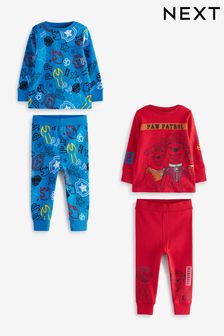 PAW Patrol Red/Blue 2 Pack Pyjamas (9mths-8yrs) (U15690) | €24 - €30