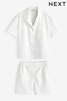 Luxuriöser kurzer Pyjama aus Baumwolle (U15763) | 35 €