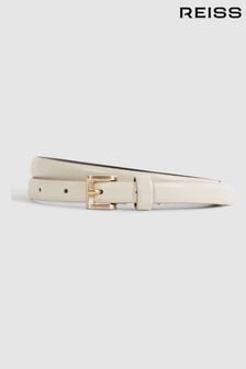 Reiss Off White Molly Mini Mini Leather Belt (U16009) | 331 QAR