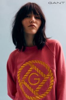 GANT Womens Pink Rope Icon Sweatshirt (U16417) | 128 €