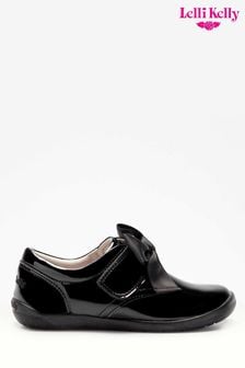 Lelli Kelly Elizebeth Black Bow Shoes (U16445) | KRW121,700