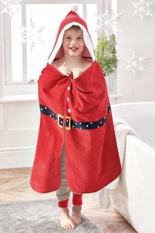Red Santa Christmas Hooded Towel (U17003) | €10