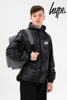 Hype. Kids Black Camo Runner Jacket (U17024) | ₪ 256