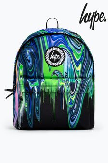 Hype. Green Marble Drip Backpack (U17047) | $35