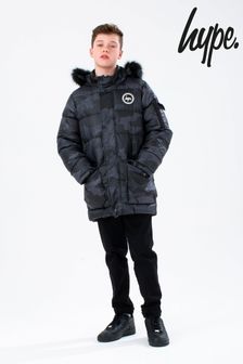 Hype. Veste noire camouflage Explorer pour enfant (U17050) | €92