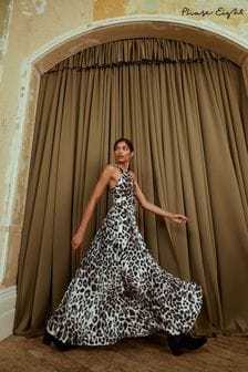 Phase Eight Natural Multi Chelsie Leopard Print Midaxi Dress (U17214) | 244 €