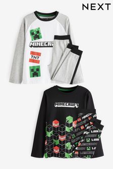 Minecraft, czarny/biały - 2-częściowa piżama (3-16 lat) (U17258) | 177 zł - 225 zł
