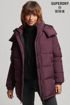 Superdry Red Expedition Cocoon Padded Coat (U17439) | 410 zł