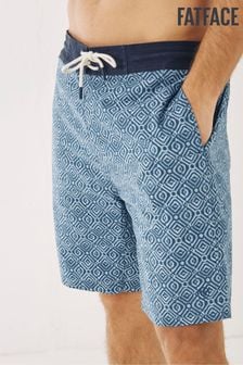 FatFace Blue Camber Geo Print Swimmers Shorts (U17605) | $93