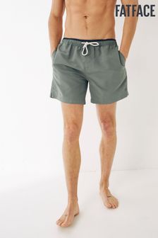 FatFace Green Trevose Plain Swimmers Shorts (U17614) | kr396