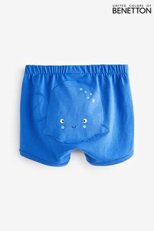 Benetton Blue Character Print Shorts (U17684) | $16