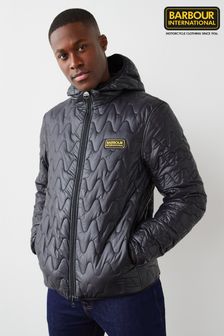 Barbour® International Black Wave Hooded Quilted Padded Jacket (U17775) | 94 €