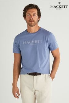 Hackett Mens Blue London T-Shirt (U18448) | 170 QAR