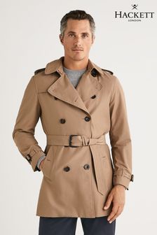 Hackett London Mens Brown Coat (U18450) | ₪ 1,606