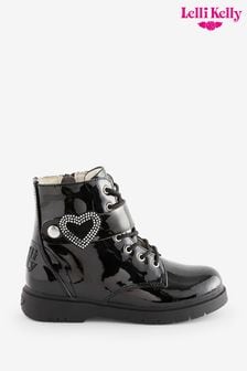 Lelli Kelly Stella Heart Black Boots (U18476) | ₪ 314