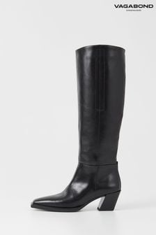 Vagabond Shoemakers Alina Tall Wester Black Boots