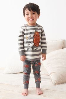  (U18935) | HK$108 - HK$133 灰色/白色格羅法洛 - 柔軟質地睡衣 (9個月至9歲)