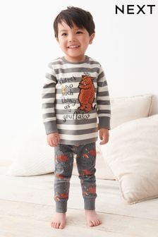 رمادي/أبيض Gruffalo - 100% Cotton Snuggle Pyjamas (9mths-9yrs) (U18935) | ‏84 ر.س.‏ - ‏101 ر.س.‏