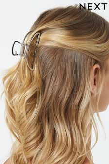 Silver Tone Claw Hair Clip (U19263) | CA$14