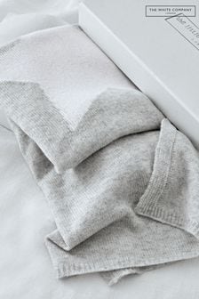 The White Company Baby Grey Star Luxury Cashmere Blanket (U19981) | $308