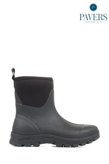 Черный - Сапоги и ботинки резиновые резиновые сажа Pavers (U20029) | €47
