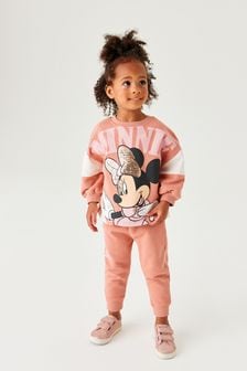 Minnie Mouse Pink Character Co-ord Set (3mths-7yrs) (U20589) | TRY 310 - TRY 362