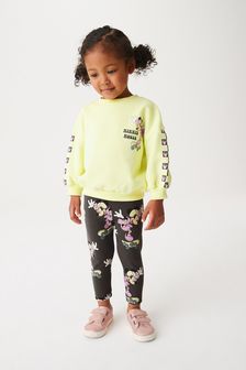 Mickey Mouse Lime Green Character Sweat And Joggers Set (3mths-7yrs) (U20591) | €28 - €33