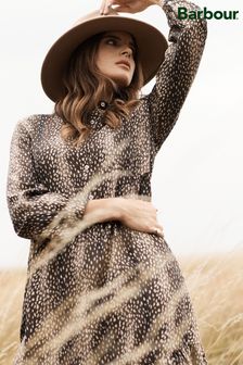Barbour® Leopard Spot Print Kinglsey Shirt Midi Dress (U20657) | 143 €