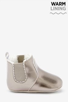 Silver Chelsea Baby Boots (0-18mths) (U22044) | 13 €
