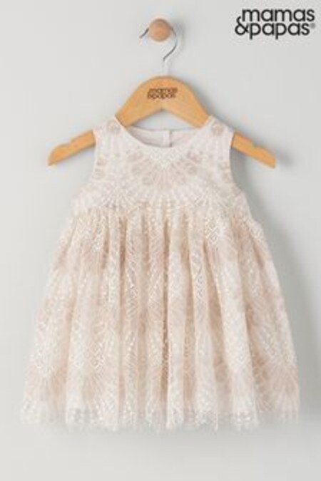 Rochie cu straturi suprapuse Mamas & Papas Roz Dantelă (U22046) | 301 LEI