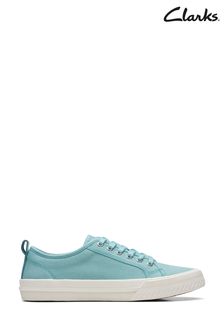 Clarks Blue Turquoise Canvas Roxby Lace Shoes (U22545) | 79 €