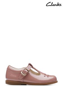 Clarks Pink Pat Drew Play Multi Fit Shoes (U22692) | TRY 1.496
