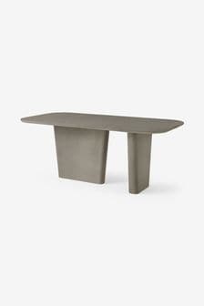 MADE.COM Grey Stone Mozelo Rectangular 4 to 6 Seater Dining Table (U23340) | €1,259