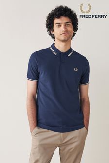 Fred Perry Mens Twin Tipped Polo Shirt (U23348) | $115