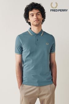 Fred Perry Mens Twin Tipped Polo Shirt (U23360) | $154
