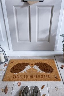 Natural Hedgehog Doormat (U23448) | kr179