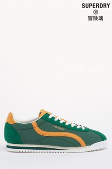SUPERDRY Green Vegan Retro Track Runner Shoes (U23469) | 81 €