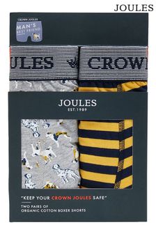 Joules Crown Unterwäsche, Blau, 2er-Pack (U23517) | 27 €