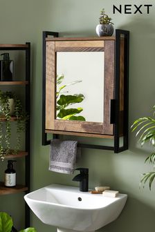 Natural Bronx Mirror Wall Single Cabinet (U23709) | kr1 250
