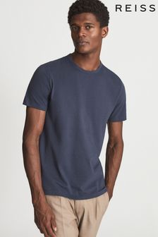 Reiss Blue Melrose Pigment Dyed T-Shirt (U23899) | ₪ 236