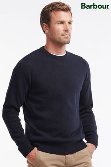 Barbour® Blue Nelson Essential Crew Wool Sweatshirt (U24287) | €102